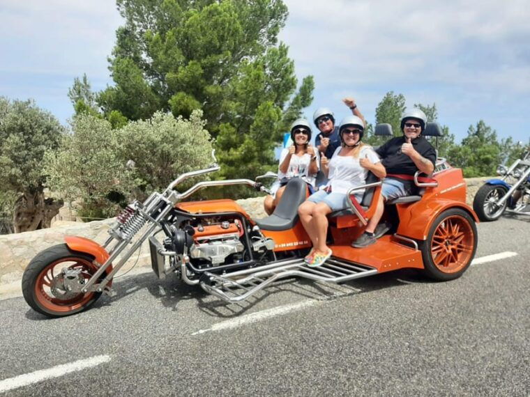 V8 Trike Tour With Driver/Guide for a Maximum of 4 Guests - Tour Inclusions and Restrictions