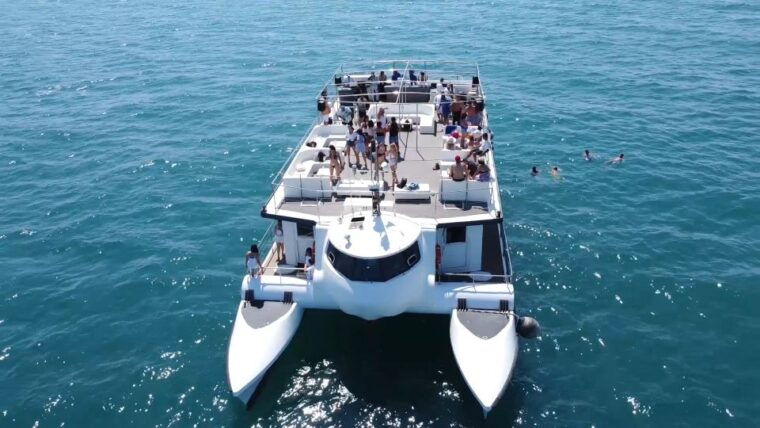 Valencia: Catamaran Cruise, Paella Lunch and Swim Stop - Lunch on the Waves