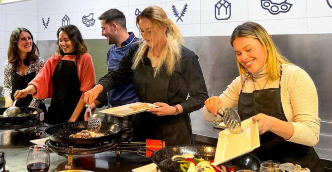 Valencia: Paella Cooking Class With Central Market Tour - Paella Preparation Techniques