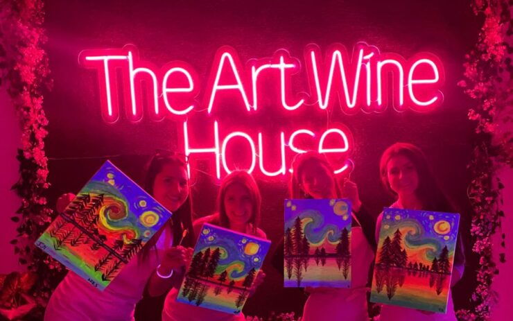 Valencia: Paint a Fluorescent Painting and Drink Wine - Experience Highlights
