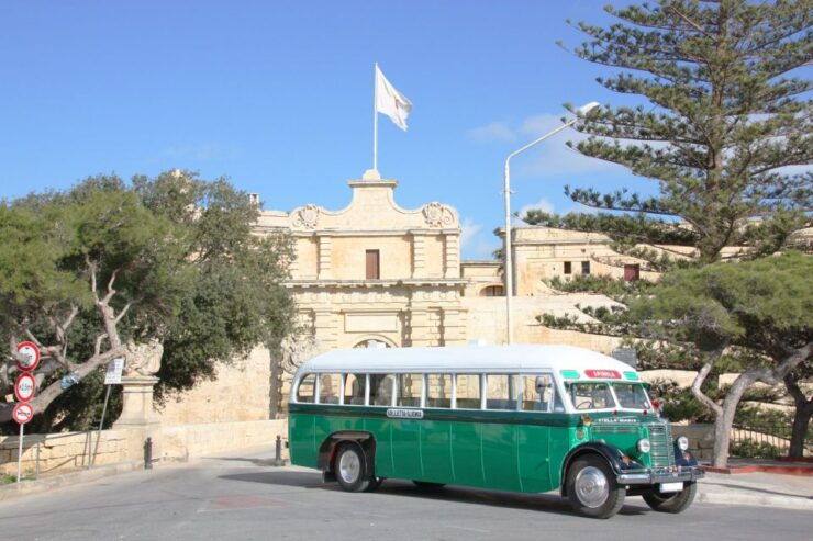 Valletta: Vintage Bus to Valletta, Sliema, Rabat & Mdina - Booking Details
