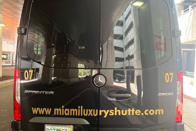 Van Ft Lauderdale Airport or Hotel To Miami Port or Hotel - Additional Information