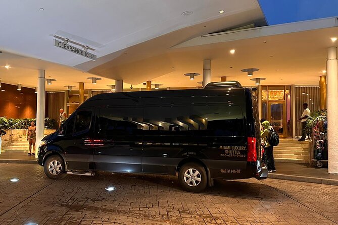 VAN Mia Airport or Hotels to Miami Port or Hotels Up to 14pax - Trustworthy and Reliable Service Provider