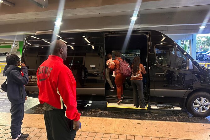 VAN Mia Airport or Hotels to Miami Port or Hotels Up to 14pax - Convenient Payment Options