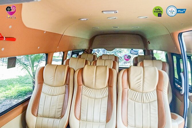 VAN PHUKET AIRPORT Transfer to PHUKET TOWN (SHA Plus) - Transfer Details