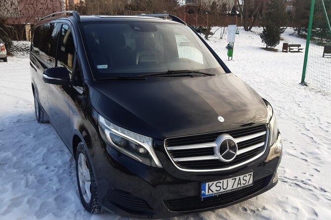 VAN Private Transfer: Krakow Airport - Krakow City - Additional Information