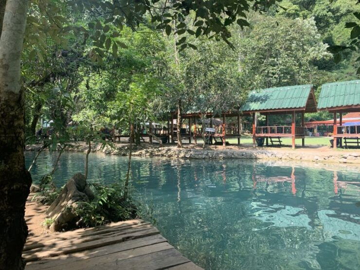 Vang Vieng: Blue Lagoon and Countryside Bike Tour With Lunch - Experience