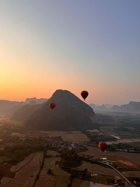 Vang Vieng: Hot Air Balloon Ride with City Hotel Pickup - Good To Know