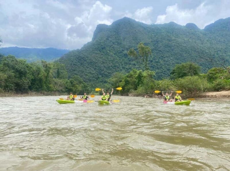 Vang Vieng: Kayaking & Cave Tubing with Zip Line/Blue Lagoon - An Adventure-Filled Day Out in Vang Vieng