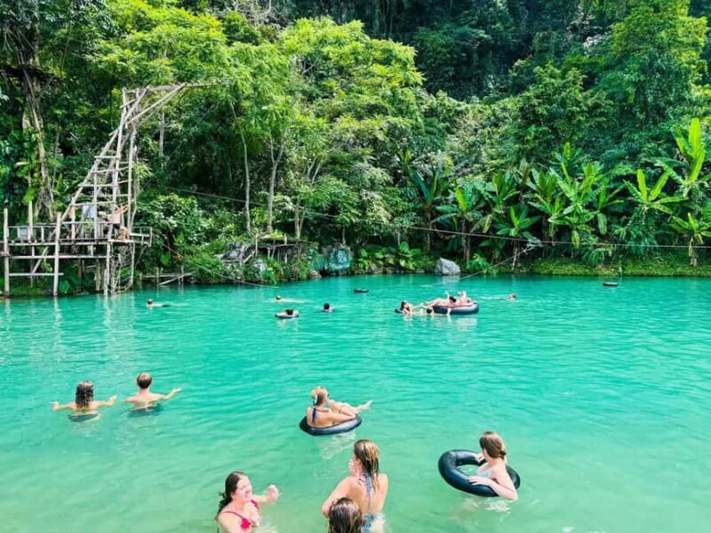 Vang Vieng: Paragliding, 2Caves, Zipline, Kayak, lagoon 3 - Vang Vieng: Paragliding, 2Caves, Zipline, Kayak, Lagoon 3 — A Full-Day Adventure