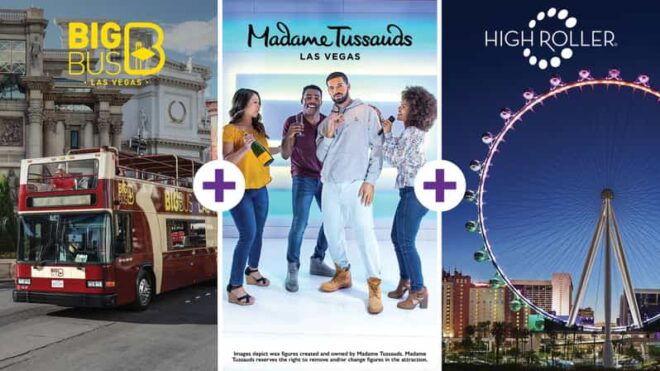 Vegas: Madame Tussauds, High Roller, & Hop-on Hop-off Tour - Madame Tussauds Wax Museum