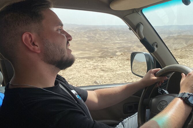 Vehicle Self Driving Including Off-Road Driving Guidance in Judaean Desert - Cancellation Policy