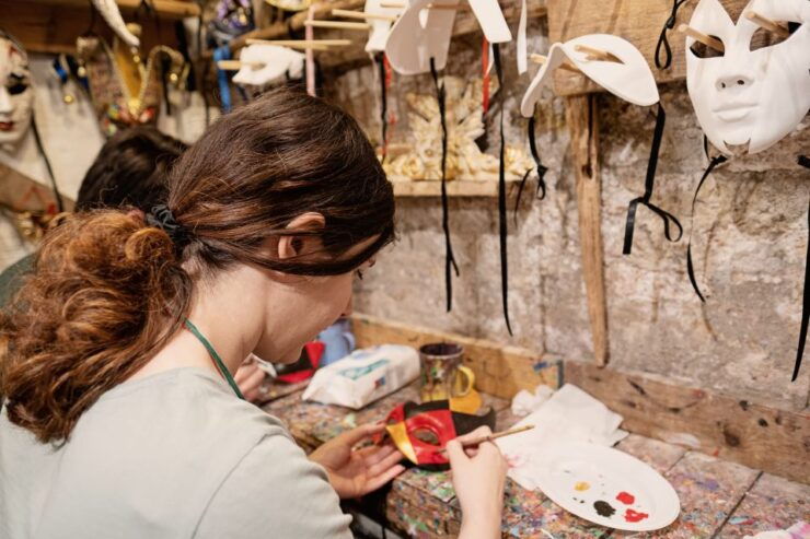 Venice: Mask Decoration Class in St. Mark's Square - Booking Details
