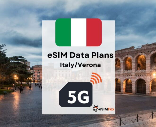 Verona: Esim Internet Data Plan for Italy High-Speed 4g/5g - Connectivity in Verona