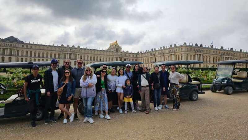 Versailles: Gardens Golf Cart Tour, Row Boat, and Champagne - Exploring Versailles in Style: What to Expect