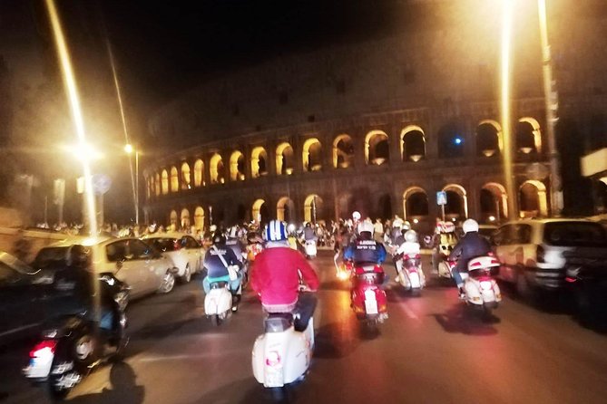Vespa Tour With Driver Rome by Night 3 Hours - Tour Highlights