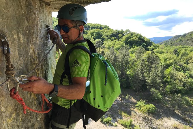 Via Corda in Ardèche + Big Abseil - Safety Measures