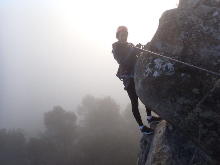 Via Ferrata Baumes Corcades in Centelles - Experience Highlights