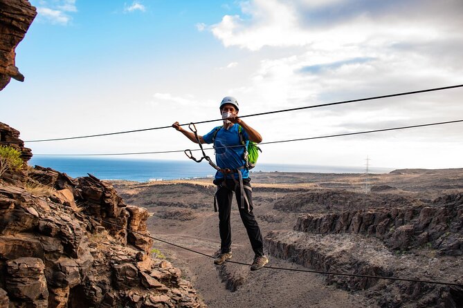 Via Ferrata in Gran Canaria. Vertical Adventure Park. Small Groups - The Sum Up