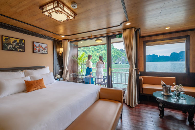 Victory Star 2D1N Cruise: Ha Long Bay, Ti Top, Sung Sot - A wooden junk, with comforts that matter overnight