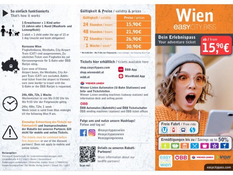 Vienna: EasyCityPass | City Card | Bus Metro Tram | Savings - How Value-Driven Is the Price?