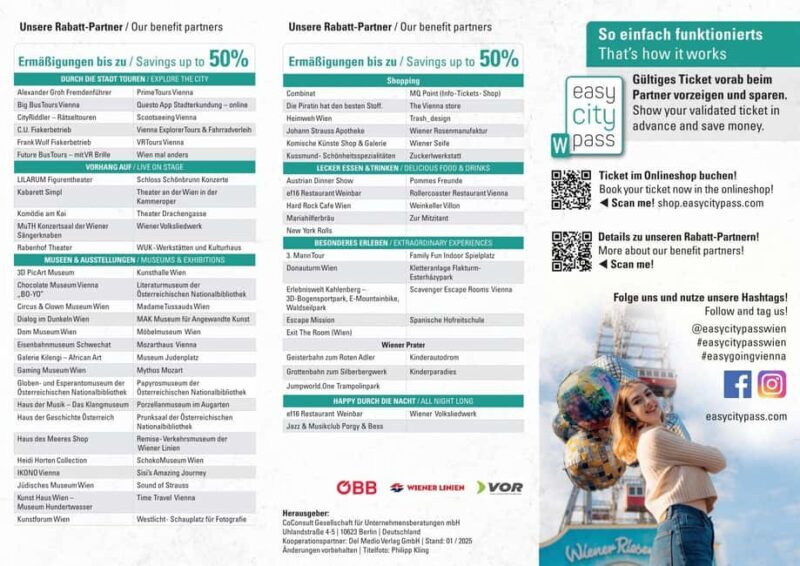 Vienna: EasyCityPass | City Card | Bus Metro Tram | Savings - FAQ