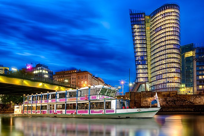 Vienna Evening Sightseeing Cruise With Music and Dinner - Inclusions and Meeting Point