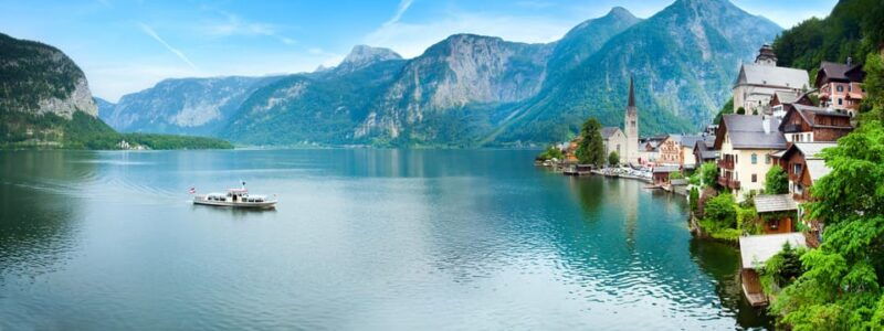 Vienna: Hallstatt, Salzkammergut Day Trip with option boat - Scenic Drive through Traunsee and Beyond