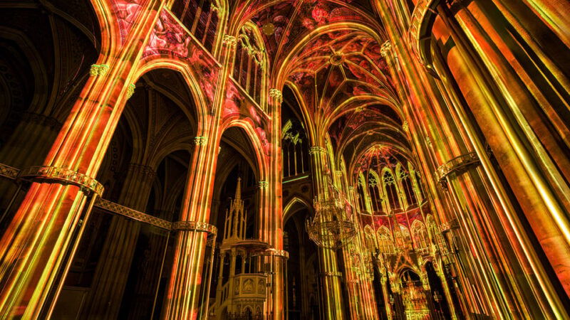 Vienna: Light of Creation Votive Church Immersive light show - What is the "Light of Creation" Show?