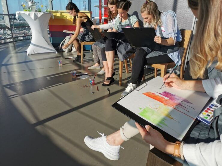 Vienna: Paint the Skyline and Danube Tower Free-Ride - Activity Details