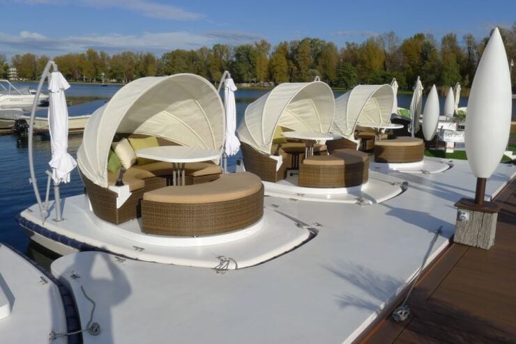 Vienna: Private Floating Island E-Boat Rental on Danube - Activity Details