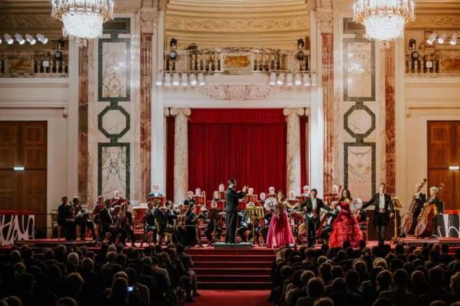 Vienna: Strauss and Mozart Concert at Hofburg Palace - Seating Arrangement and Atmosphere