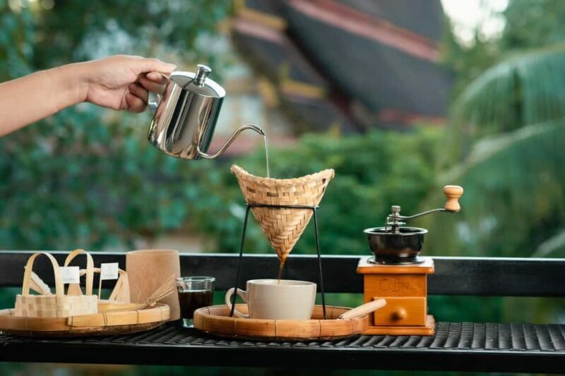 Vientiane: Self Bamboo Drip Coffee with Temple View - The Cultural and Educational Value