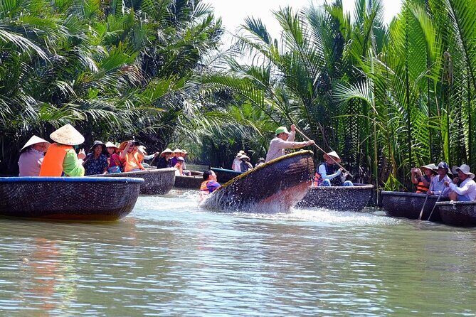 Vietnam Cam Thanh Coconut Basket Boat in Hoi An - The Highlights of the Tour