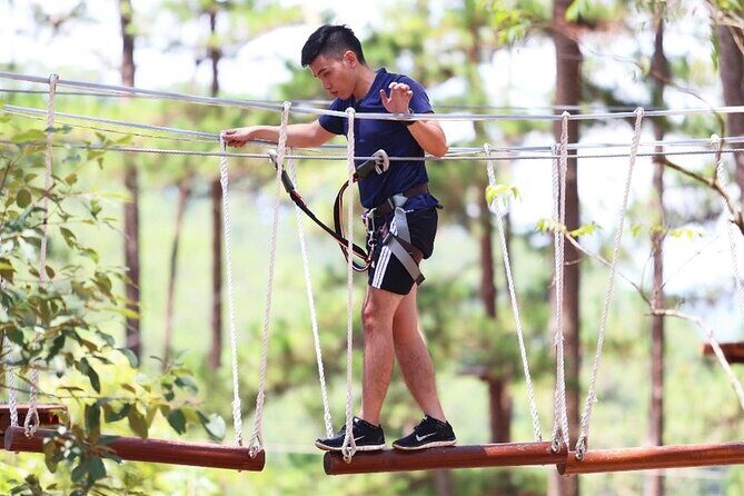 Vietnam High Rope Course Adventure at Datanla Waterfall - An In-Depth Look at the Adventure
