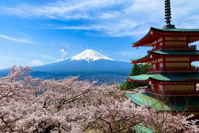 View of Mt. Fuji, Chureito Pagoda and Hakone Cruise Day Trip - Tour Highlights