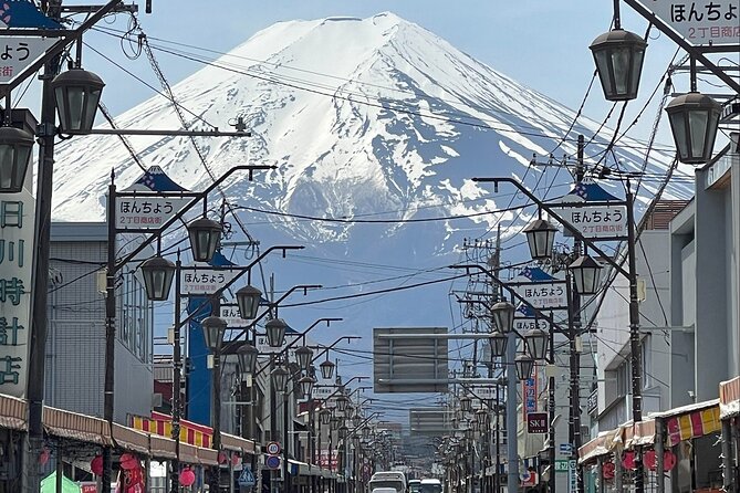 View of Mt. Fuji, Chureito Pagoda and Hakone Cruise Day Trip - Language Options