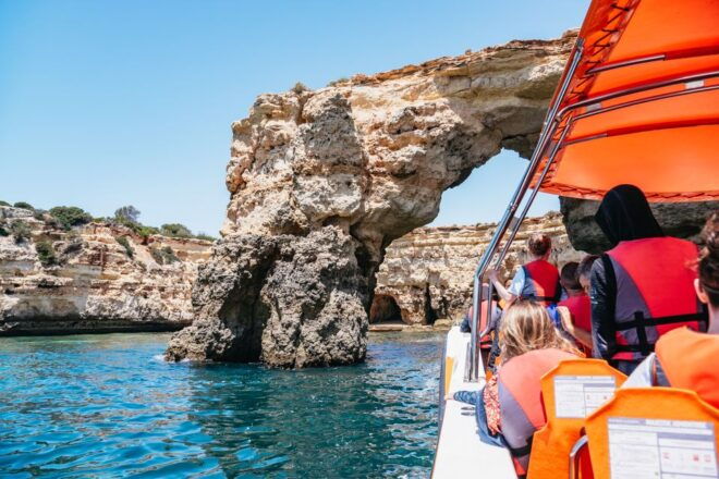 Vilamoura: Benagil Cave Boat Tour With Entry - Cave Exploration Highlights