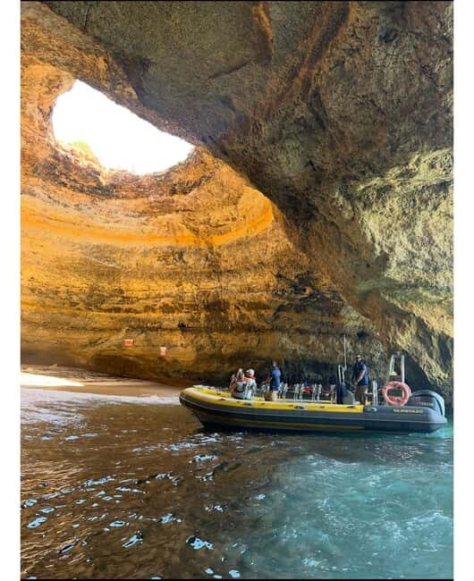 Vilamoura: Private Boat Tour Benagil Cave and Marinha Beach - An Overview of the Experience