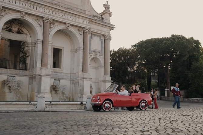 Vintage Fiat 500 Cabriolet: Private Tour to Romes Highlight - Cancellation Policy and Additional Information
