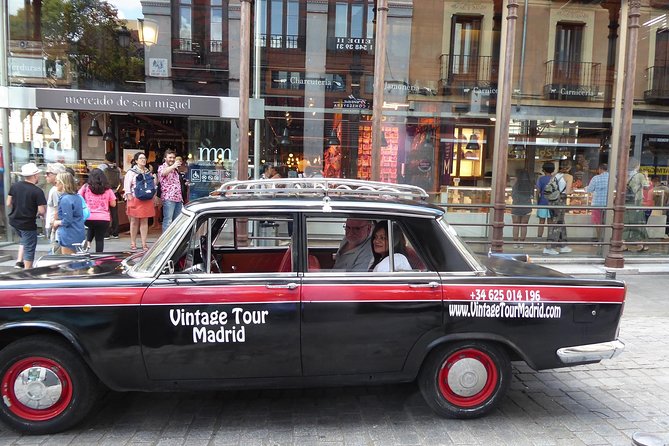 Vintage Tour Madrid Taxi 1500 - Pickup and Cancellation Details
