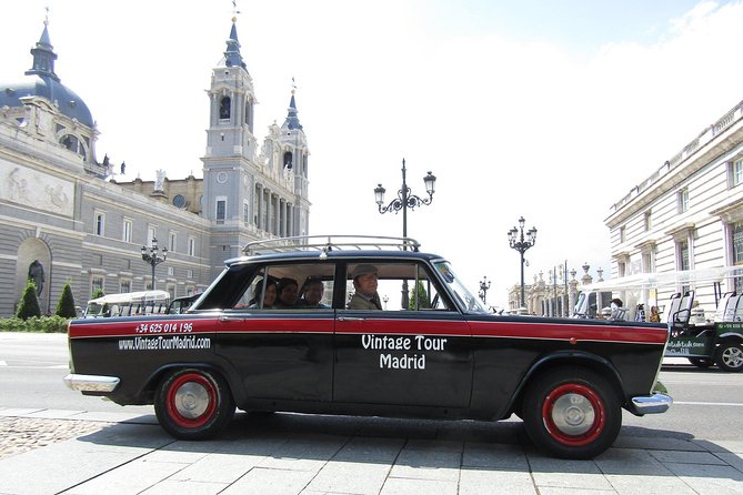 Vintage Tour Madrid Taxi 1500 - Price and Additional Information