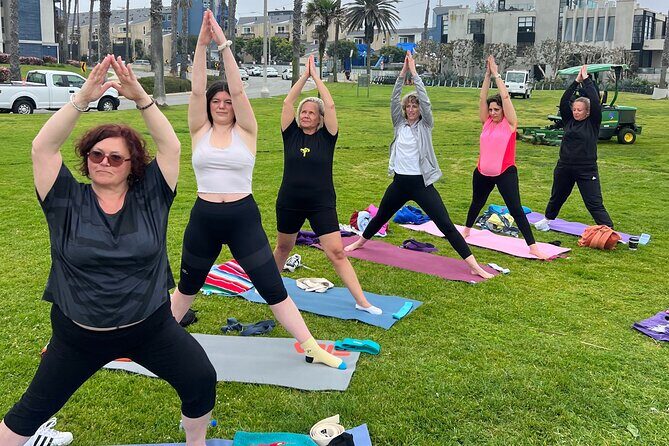 Vinyasa Yoga Class on the Beach in Santa Monica in French - Frequently Asked Questions