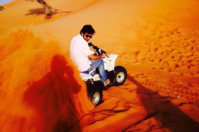 VIP Desert Safari Dubai With Quad Bike Drive and Hotel Pickup and Drop off - Experience the Thrill of Quad Biking in Dubai Desert