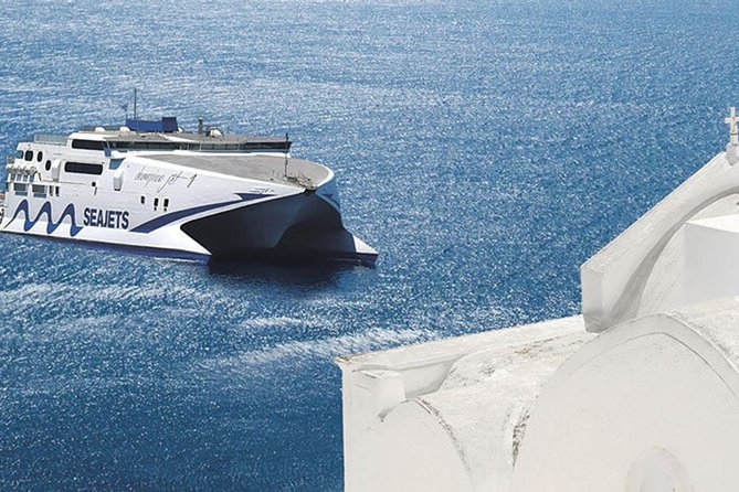 VIP Ferry Ticket From Piraeus Port To Santorini & Private Transfer Included - What to Expect During the Trip