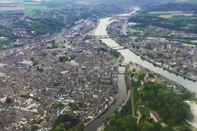 VIP Helicopter Flight Over Namur - Flight Route
