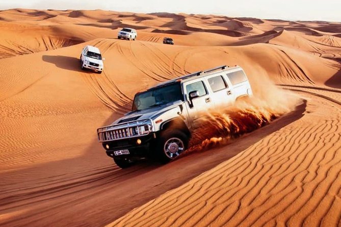 Vip Morning Hummer Desert Safari With Camel Ride Sand Boarding & Refreshment - Overview and Experience