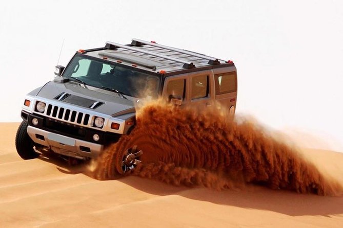 Vip Morning Hummer Desert Safari With Camel Ride Sand Boarding & Refreshment - Thrilling Hummer H2 Trucks