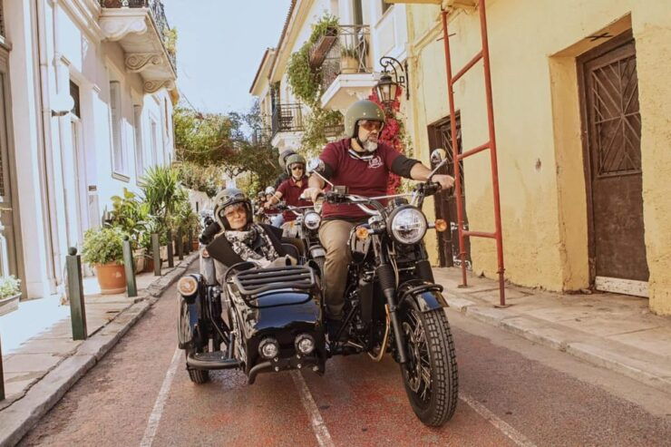 VIP Round of Acropolis in a Vintage Motorcycle Sidecar - Experience Highlights
