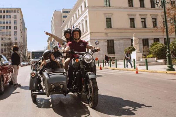 VIP Round of Acropolis in a Vintage Motorcycle Sidecar - Additional Attractions Nearby